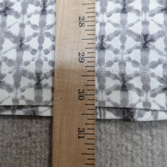 Tommy Bahama Shirt Large Gray Loop Collar Floral Silk Geometric Lot of 2 - Picture 9 of 11